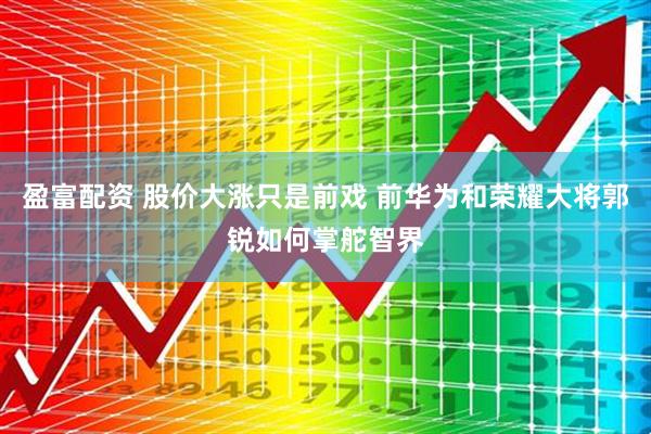 盈富配资 股价大涨只是前戏 前华为和荣耀大将郭锐如何掌舵智界
