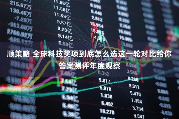 顺策略 全球科技奖项到底怎么选这一轮对比给你答案测评年度观察