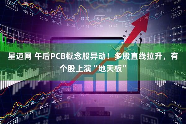 星迈网 午后PCB概念股异动！多股直线拉升，有个股上演“地天板”
